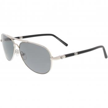 Gafas de sol Montblanc MB509S C61 16C (shiny palladium / lentes ahumadas)