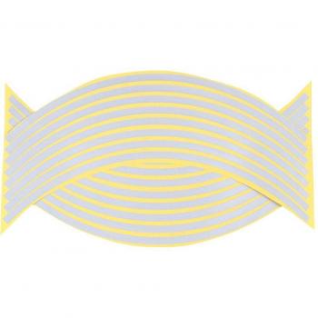 Cinta Reflectante de Llanta 16 Tiras – Estilo Motocross