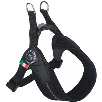 Tre Ponti Pettorina Regolabile in Rete Nero per Cani 5/6kg