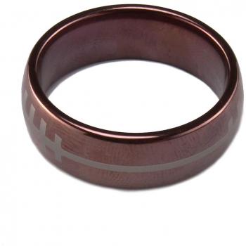 American Football Fan Ring (WCC) – Braun, Durchmesser 9 mm