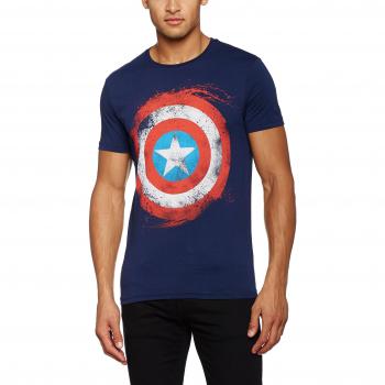 Camisa Marvel Capitán América Escudo Azul – Talla Media