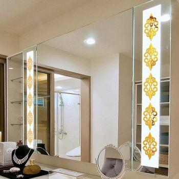 Pegatinas de Azulejos de Espejo 3D 10 Unidades