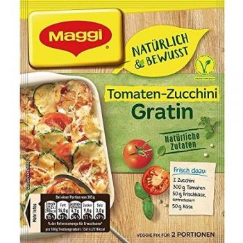 Maggi Fix für Zucchini-Tomaten-Gratin