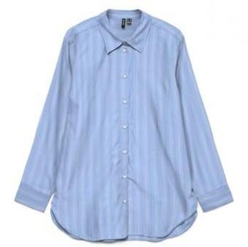 Camicia Vero Moda Blu Chiaro e Bianco Elegante