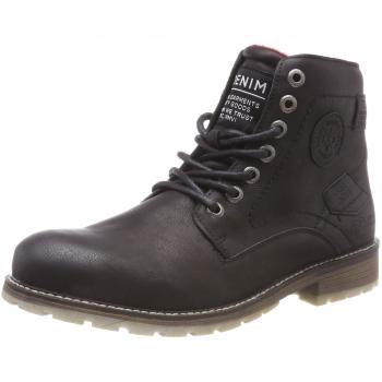 TOM TAILOR 5885901 Herren Stiefel, Schwarz, 41 EU