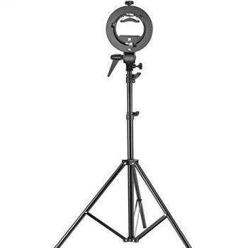 Neewer Beauty Dish Reflector Bracket – 190cm Adjustable Light Stand, Bowens Fit