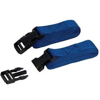 Set di cinghie regolabili con fibbie a clip 2 p.zi Silverline