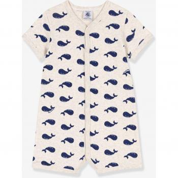 Petit Bateau Combinaison courte en coton bébé 6M