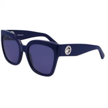 LongChamp LO717S 400 Classic Blue Square Polarized Glasses
