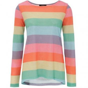 Aniston CASUAL Langarmshirt mit trendigen Streifen