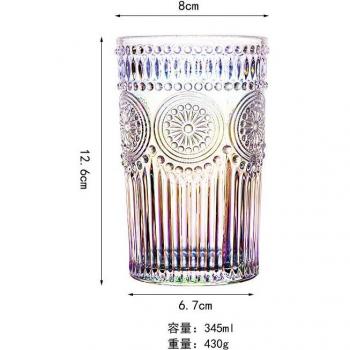 Heat-Resistant Phnom Penh Style Glass Water Glass