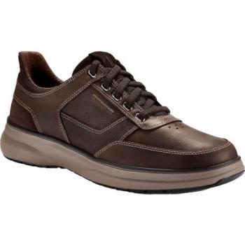 Dark Brown Leather Mullan Easy Trainers – UK 9.5