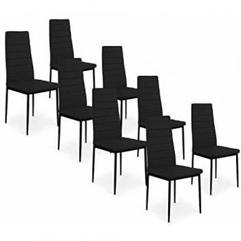 Chaises Strip Noires
