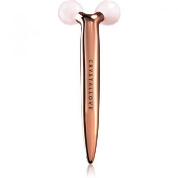 Rodillo de Masaje Facial 3D Lift de Cuarzo Rosa