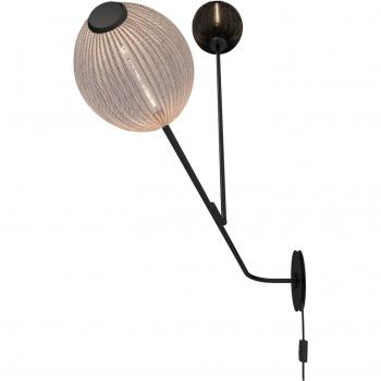 GUBI Applique murale Satellite 2 lampes noir/blanc