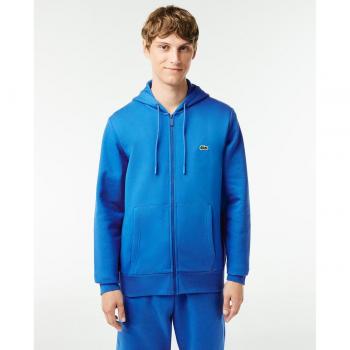 Felpa con cappuccio Lacoste blu Colorblock Full Zip
