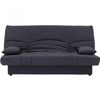 Triple Sofá Cama en Tela Gris Antracita – Dimensiones 190x92 cm
