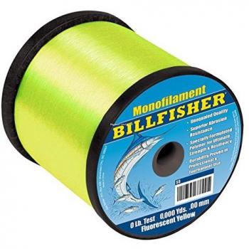 Billfisher SS2F‑80 80‑lb Monofilament Fishing Line – Bulk, Fluorescent Yellow