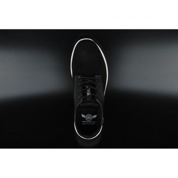 We Are United Lightwind Napa Schwarze Nacht-Sneaker 45