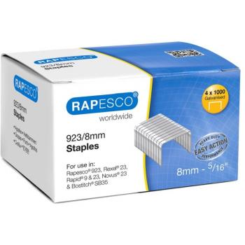 Rapesco 923/8mm Staples Heavy Duty 4000 Pack
