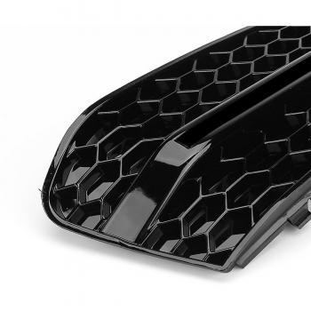 Protector de malla para luces antiniebla delantera Audi A4 B8 (2009-2011), negro