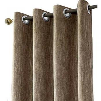 Melodieux 1 Panel Cotton Blend Window Drapes for Livingroom