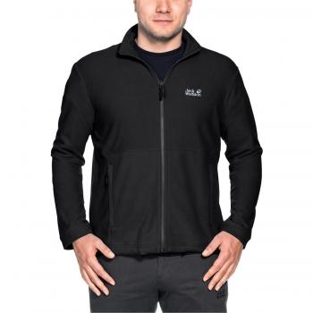 Jack Wolfskin Herren‑Fleecejacke Kiruna – Schwarz – L
