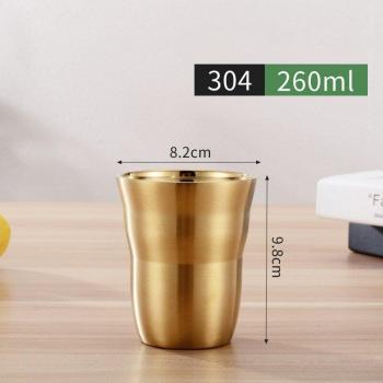 Anti-Verbrennung Büro-Kaffeetasse aus Edelstahl