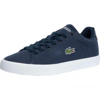 Lacoste Canvas Trainer (Lerond) – Navy/White, 12