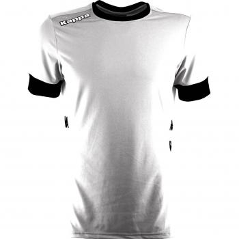 Kappa Pistoia SS Damen/Herren Fußballtrikot S weiß/schwarz