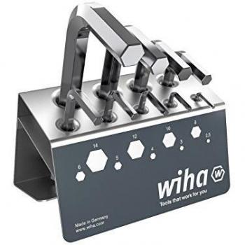 Clés coudées à 6 pans Wiha, 9 pièces