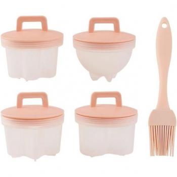 Set de 4 coquetiers en silicone antiadhésif