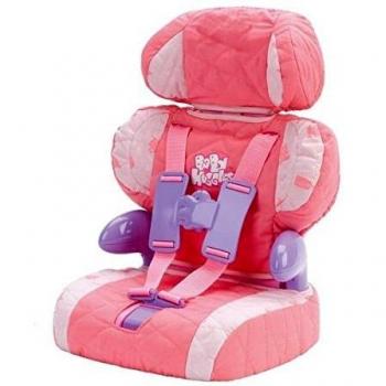 Casdon Baby Huggles Doll Car Booster Seat in Pink