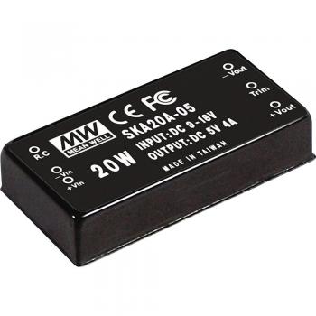MeanWell SKA20B‑05 5‑Volt DC‑DC‑Supply – 4 A, 20 W