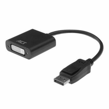 Adaptador DisplayPort M a DVI H Dual Link 15 cm Negro