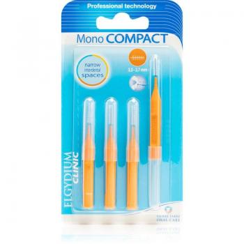 Fio de Luz Laranja Elgydium Clinic Escovilhão Compacto 4 Unidades