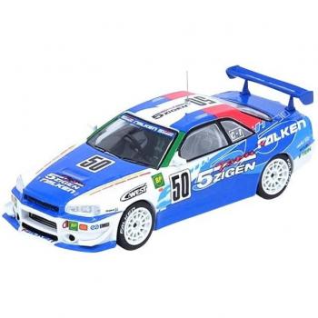 Inno Modelle Nissan Skyline 5ZIGEN FALKEN Super Taikyu 2000 N1 Gewinnerfahrzeug 1/64 GT-R R34#50