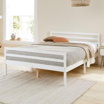 Alpine White Bed Frame