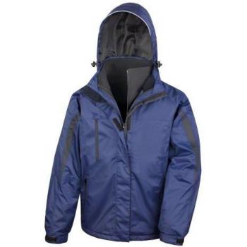 SoftShell Veste Impermeable pour Homme M – Noir/Bleu Marine – UTRW3694