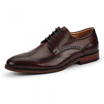 DIGEL Herren Brogue braun Glattleder