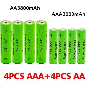 Baterías AA recargables para linternas y juguetes