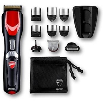 Imetec Ducati GK 808 Circuit, Kit Recortador de Barba y Pelo, 13 en 1