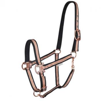 Pony Rose Gleam Halter – Black & Rosé