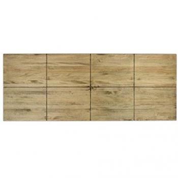 Cabecero 160x60cm Cuadrados en Madera de Pino Estilo Vintage