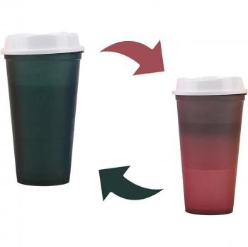 Taza Navideña 473 ml con Tapa Hermética