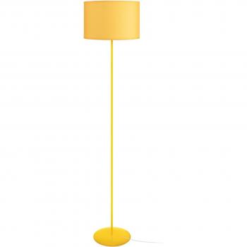 Lampadaire ALFENA (Tissu Jaune) – 35 × 153 cm – E27 – TOSEL