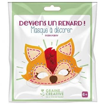 Renard Feutrine – Ensemble Masque à Personnaliser