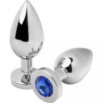 Spina Anale Diamante Blu Media 7,62 cm