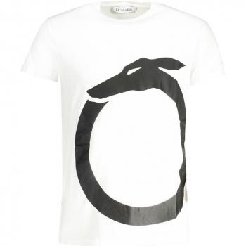 Trussardi Mens White Tee – Size S