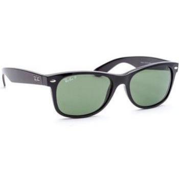 Ray-Ban New Wayfarer Classic Polarized Green Classic G 15 Unisex RB2132 901/58